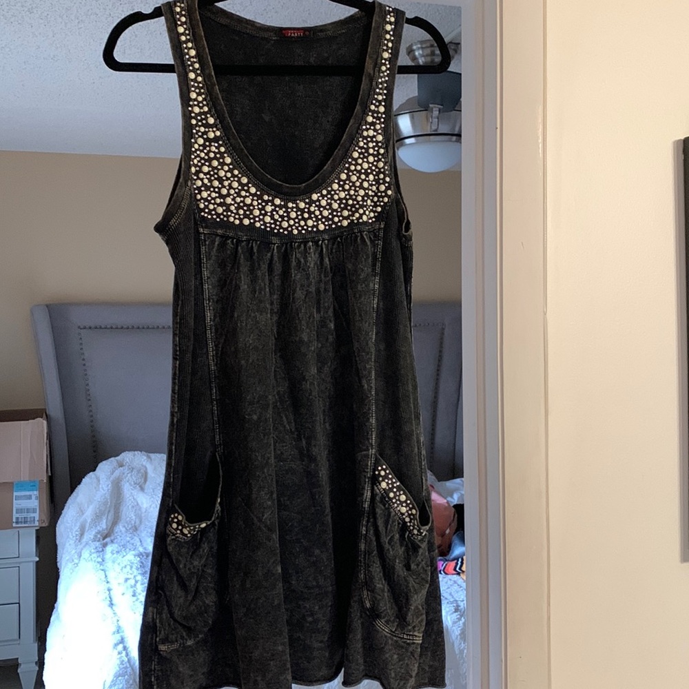 Dress with Beaded pockets and Top